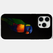 Zwarte 4 Luxe iPhone 15 Pro Max, Lorikeet papegaai Case-Mate iPhone Case (Achterkant (horizontaal))