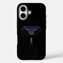 Zwarte 4 Luxe iPhone 16 Case-Mate, Black Mamba