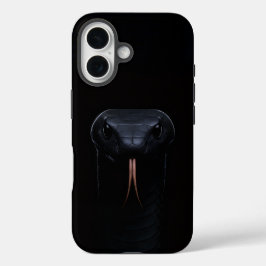 Zwarte 4 Luxe iPhone 16 Case-Mate, Black Mamba Hoesje