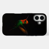 Zwarte 4 Luxe iPhone 16 Case-Mate, Getufte Coquett Case-Mate iPhone Case (Achterkant (horizontaal))