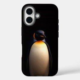 Zwarte 4 Luxe iPhone 16 Case-Mate, Keizerspinguïn Hoesje