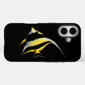 Zwarte 4 Luxe iPhone 16 Case-Mate, Moorish Idol Case-Mate iPhone Case (Achterkant (horizontaal))