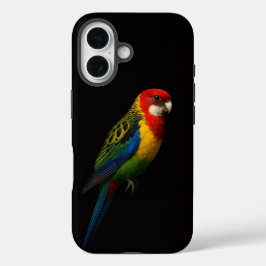 Zwarte 4 Luxe iPhone 16 Case-Mate, oostelijke rose Hoesje