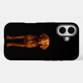 Zwarte 4 Luxe iPhone 16 Mate, Agile Vizsla-hond Case-Mate iPhone Case (Achterkant (horizontaal))
