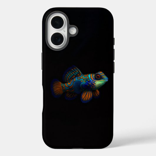 Zwarte 4 Luxe iPhone 16 Mate, Draak Mandarin Case-Mate iPhone Case (Achterkant)