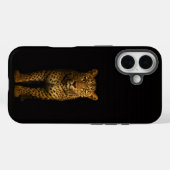 Zwarte 4 Luxe iPhone 16 Mate, Majestueuze Luipaard Case-Mate iPhone Case (Achterkant (horizontaal))
