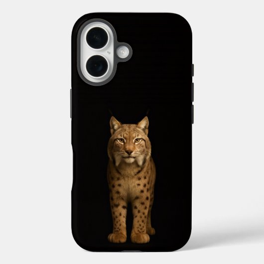 Zwarte 4 Luxe iPhone 16 Mate, Stille Lynx Case-Mate iPhone Case (Achterkant)