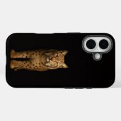 Zwarte 4 Luxe iPhone 16 Mate, Stille Lynx Case-Mate iPhone Case (Achterkant (horizontaal))