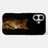 Zwarte 4 Luxe iPhone 16 Mate, Zoete Quoll Case-Mate iPhone Case (Achterkant (horizontaal))