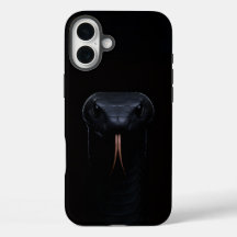 Zwarte 4 Luxe iPhone 16 Plus Case-Mate, Black Mamb