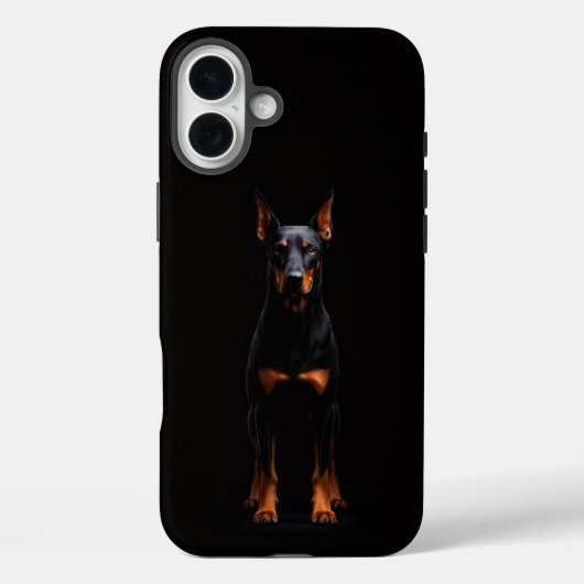 Zwarte 4 Luxe iPhone 16 Plus, Dobermann Bewakersho Case-Mate iPhone Case (Achterkant)