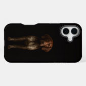 Zwarte 4 Luxe iPhone 16 Plus, Duitse Pointerhond Hoesje (Achterkant horizontaal)