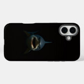 Zwarte 4 Luxe iPhone 16 Plus, Grote Witte Haai Case-Mate iPhone Case (Achterkant (horizontaal))
