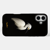 Zwarte 4 Luxe iPhone 16 Plus, Grote Zilverreiger Case-Mate iPhone Case (Achterkant (horizontaal))