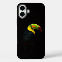 Zwarte 4 Luxe iPhone 16 Plus, Keelsnaveltoekan