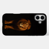 Zwarte 4 Luxe iPhone 16 Plus, Majestueuze Leeuw Case-Mate iPhone Case (Achterkant (horizontaal))