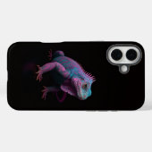 Zwarte 4 Luxe iPhone 16 Plus, Roze Leguaan Case-Mate iPhone Case (Achterkant (horizontaal))