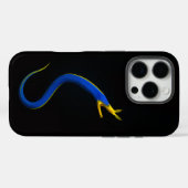 Zwarte 4 Luxe iPhone 16 Pro, Blauwe Lintaal Case-Mate iPhone Case (Achterkant (horizontaal))