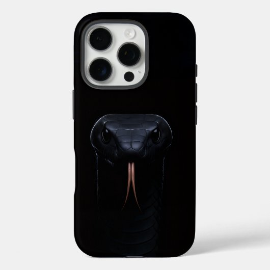 Zwarte 4 Luxe iPhone 16 Pro Case-Mate, Black Mamba Case-Mate iPhone Case (Achterkant)