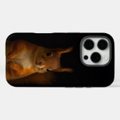 Zwarte 4 Luxe iPhone 16 Pro Case-Mate, Rode Eekhoo Case-Mate iPhone Case (Achterkant (horizontaal))