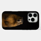 Zwarte 4 Luxe iPhone 16 Pro, Fluffy Marmot Case-Mate iPhone Case (Achterkant (horizontaal))