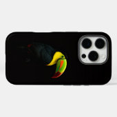 Zwarte 4 Luxe iPhone 16 Pro, Keelsnaveltoekan Case-Mate iPhone Case (Achterkant (horizontaal))