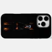 Zwarte 4 Luxe iPhone 16 Pro Max, Dobermann Bewaker Case-Mate iPhone Case (Achterkant (horizontaal))