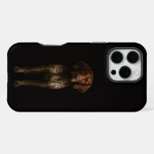 Zwarte 4 Luxe iPhone 16 Pro Max, Duitse Pointer Ho Hoesje (Achterkant horizontaal)