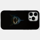 Zwarte 4 Luxe iPhone 16 Pro Max, Grote Witte Haai Case-Mate iPhone Case (Achterkant (horizontaal))
