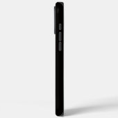 Zwarte 4 Luxe iPhone 16 Pro Max, Grote Zilverreige Case-Mate iPhone Case (Achterkant / Links)