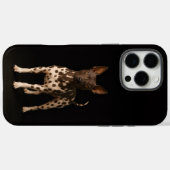 Zwarte 4 Luxe iPhone 16 Pro Max, Haarloze Terrier Case-Mate iPhone Case (Achterkant (horizontaal))