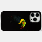 Zwarte 4 Luxe iPhone 16 Pro Max , Keelsnaveltoekan Case-Mate iPhone Case (Achterkant (horizontaal))