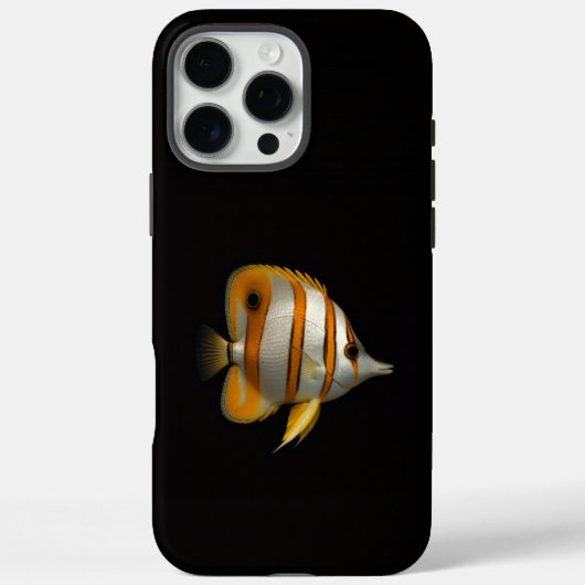 Zwarte 4 Luxe iPhone 16 Pro Max, Koraalvlinder Case-Mate iPhone Case (Achterkant)