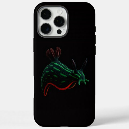 Zwarte 4 Luxe iPhone 16 Pro Max, Neon Zeeslak Case-Mate iPhone Case (Achterkant)