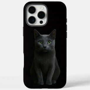 Zwarte 4 Luxe iPhone 16 Pro Max, Russische Blauwe Max Hoesje