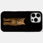 Zwarte 4 Luxe iPhone 16 Pro Max, Stille Lynx Case-Mate iPhone Case (Achterkant (horizontaal))