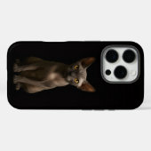 Zwarte 4 Luxe iPhone 16 Pro, Sphynx Kat Case-Mate iPhone Case (Achterkant (horizontaal))