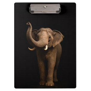 Zwarte 4 Luxe Klembord, Krachtige Olifant Klembord