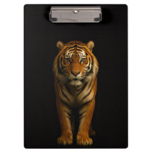 Zwarte 4 Luxe Klembord, Noble Tiger