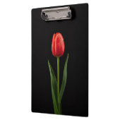 Zwarte 4 Luxe Klembord, Robijnrode Tulp Klembord (Links)