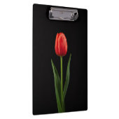 Zwarte 4 Luxe Klembord, Robijnrode Tulp Klembord (Rechts)