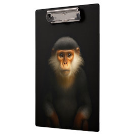 Zwarte 4 Luxe Klembord, Rood Douc Langur Klembord
