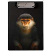 Zwarte 4 Luxe Klembord, Rood Douc Langur Klembord (Voorkant)