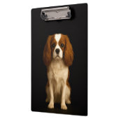 Zwarte 4 Luxe Klembord, Sweet Cavalier Spaniel Klembord (Links)