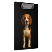 Zwarte 4 Luxe Klembord, Vriendelijke Beagle Klembord (Rechts)