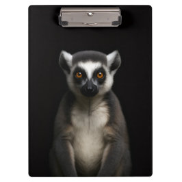 Zwarte 4 Luxe Klembord, Zachte Lemur Klembord