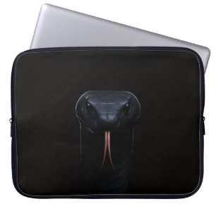 Zwarte 4 Luxe Laptophoes, Black Mamba Laptop Sleeve