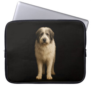 Zwarte 4 Luxe Laptophoes, Mioritic Herdershond Laptop Sleeve