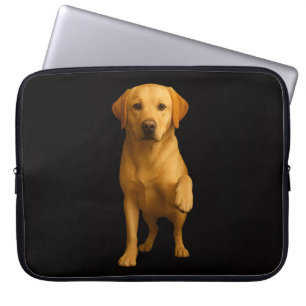 Zwarte 4 Luxe Laptophoes, Teder Labrador Laptop Sleeve