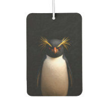 Zwarte 4 Luxe luchtverfrissers, Rockhopper Pinguïn